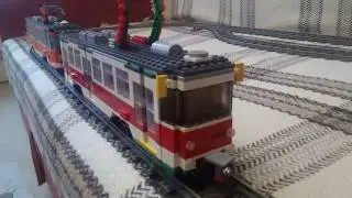 LEGO САМОДЕЛКА ТРАМВАЙ TATRA T6Б5 (