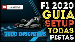 DICAS DE SETUP F1 2020 TODAS AS PISTAS ESPECIAL 3 MIL INSCRITOS!!!