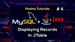 84. Java JDBC - Displaying Records in JTable - Pashto