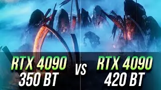 RTX 4090 350 Вт (limit) vs 4090 420 Вт