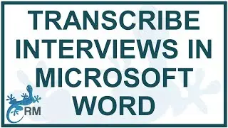 Transcribe your interviews in Microsoft Word | Free transcription software for MS users