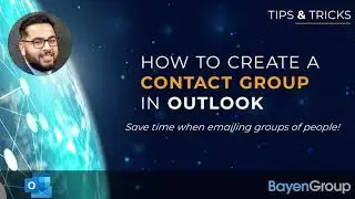 How to create an Contact Group in Outlook