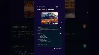 Image zoom hover effect #coding #html #htmlcss #python #css3 #webdesign #html5 #webdevelopment #css