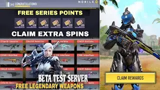 *NEW* Claim Extra Free Series points | Free M4 DISSOLVER | New Beta Test Server Codm 2023 leaks