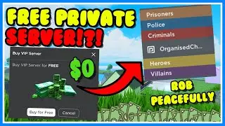 ⭐How to get a small ROBLOX Server for FREE!!⭐ (Vip Server for Free)