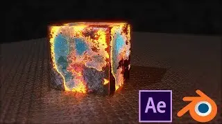 Blender 3D [Dissolving textures animation]