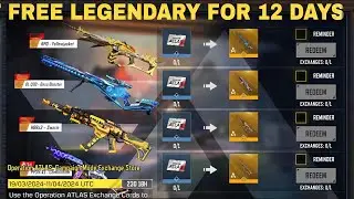 *NEW* How To Get / Unlock Free Legendary Weapon For 12 Days Operation Atlas Campaign Mode Codm 2024