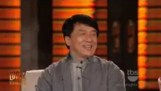 Jackie Chan sings on Lopez Tonight (1/11/2010)