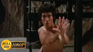 Bruce Lee vs Hans guards at the Underground base / Enter the Dragon (1973)