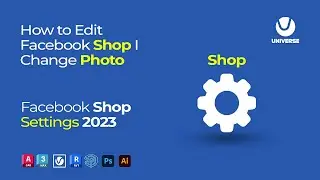 How to Edit Facebook Shop I Change Photo (2023)