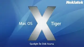 Mac OS X Tiger: Spotlight İle Etkili Arama