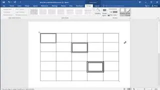 Double line in table cell border in Word