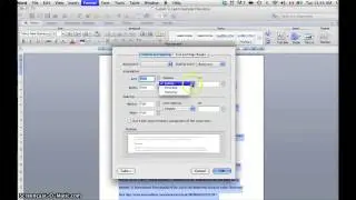 Indenting a Bibliography in Word 2010 (Mac)