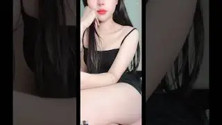 Bigo live baju hitam mini kulit putih, cewek cantik viral hot menarik #cantik #hidup #bigo #cewek