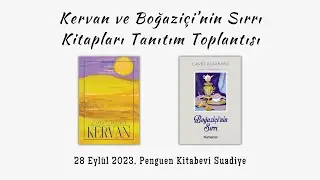 Cavid Alakbarli’nin Kervan ve Boğaziçi’nin Sırrı Kitaplarının Tanıtım Toplantısı