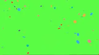 Green Screen confetti