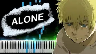 Naruto - Alone Piano Tutorial