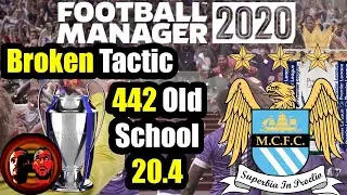 Man City Win The Treble FM tactics 2020 review  using Knaps BEOWULF 442 | FM20 Tactics