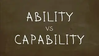 Какая разница между Ability и Capability? 