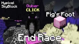 Hypixel SkyBlock how to do The End Race in under 48 seconds (pigs foot talisman)