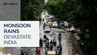 India struggling with effects of monsoon rains