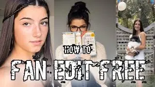 How to make a Fan Edit FREE!! Ios and android!