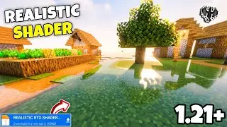 Realistic Shader For Minecraft PE 1.21.21 | Shader MCPE 1.21+ | Render Dragon - No Clickbait