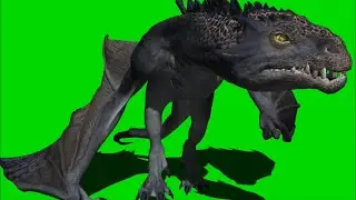 Green Screen Game of Thrones like Dragon 5