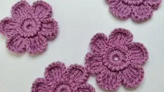 Цветок для ирландского кружева. Полное видео. #ирландскоекружево #crochet #вязаниекрючком