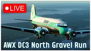 Freeware AWX DC-3 Buffalo Airways | Yellowknife Gravel Run | X-Plane 12