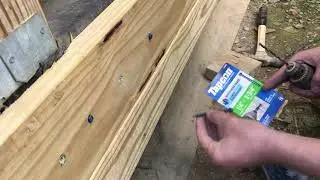 INSTALLING “treated lumber” onto “concrete block” with tapcons