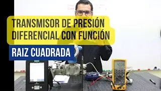 Transmisor de presión diferencial con función de transferencia raíz cuadrada