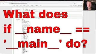 What does "if __name__ == '__main__' " do in Python?