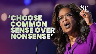 Oprah Winfrey, in her DNC debut, fires up crowd