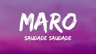 MARO - Saudade Saudade (Lyrics) Portugal 🇵🇹 Eurovision 2022