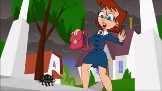 Cartoon Giantess - Lila Test (Johnny Test)