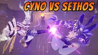 【FULL Cutscene】Cyno vs Sethos Crazy Duel ~ JP Dub || Genshin Impact