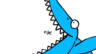 Mosasaurus eats person (JKSP5)