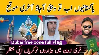 Dubai visa update Free zone company Kia Hoti ha UAE free zone company full vlog free jobs