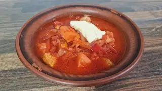 Echter ukrainischer BORSCH! Rezept aus der Zentralukraine! Lecker und befriedigend!