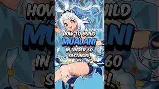 BEST MUALANI BUILD - How to Build Mualani in 60 Seconds #genshinimpact #genshin #hoyoverse