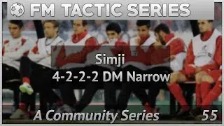 FM17 | FM TACTICS - SIMJI Narrow 4222DM Football Manager 2017