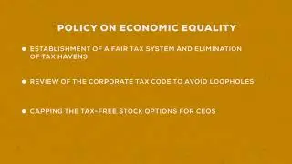 NDP Policy on Economic Equality