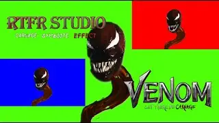 Carnage Symbiote effect || Green screen, blue screen, red screen