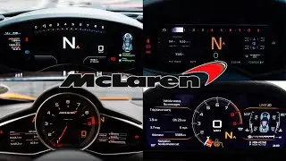 Mclaren Supercars - ACCELERATION Battle - (mp4-12c vs 570s vs 720s vs Mclaren GT)