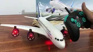 Very cheap and easy to fly Rc Airbus A380 with gyro / Unboxing