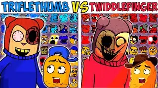 ALL TRIFLETHUMB VS TWIDDLEFINGER | FNF Character Test | Gameplay VS Playground