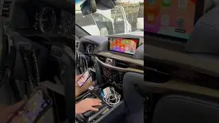 Оригинальный Карплей установить в любой авто, как и в этом Lexus LX450D/LX570, да ещё и с гарантией