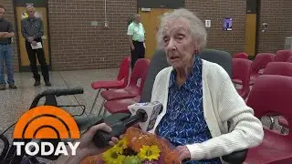 99-year-old woman received high school diploma 8 decades later