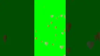 Green Screen Animated Popping Heart | Heart Animation #shorts #greenscreen